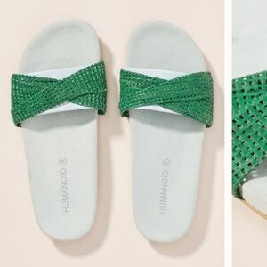 Leather ANTHROPOLOGIE NWT Humanoid SlideSandals 37/6,5